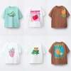 Fruit Print TShirt Baby Boys Cute Summer Clothes Pure Cotton Bottoming Shirt New Casual Sports Wear For Girls Child Loose Tees