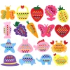 Fun DIY Non-woven Weaving Material Kits Handmade Crafts for Kids Boys Girls Preschool Woven Strips Montessori Educational Toys