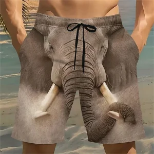 Funny Animal Print Beach Shorts For Men New Funny Swim Trunks For Summer Beach Vacations Pool Parties And Casual Holiday Shorts