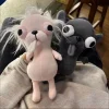Funny Chihuahua Plush Pendant Key Chains Puppy Stuffed Chihuahua Doll Weird Cute Realistic Plush Chihuahua Keychain Friend Gift