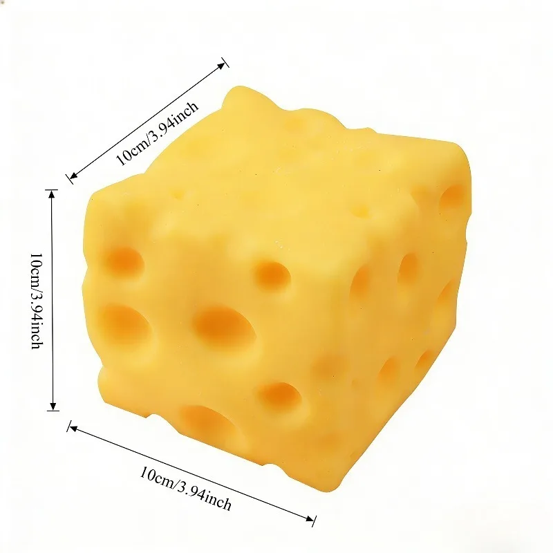Giant Cheese Squeeze Toy Extra Large Size Cheese Squishy Fidget Toys Slow Rebound Shapeable Venting Ball for Adults Gifts - Image 5