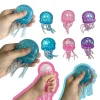 Gift Toy New octopus Fuzz Ball Jellyfish Squishy octopus stress ball Soft Stress Relief Toy Cute Relaxing Squeeze Sensory Toy