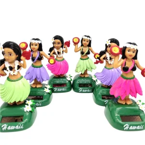 Girl Dashboard Doll Girl Dashboard Hawaii Dancing Girl Car Dashboard Decorations Solar Dancing Figure Toy