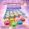 Glitter Dumpling Squishy ULTRA RARE Gold Glitter Hidden Edition Dumplings Sensory Steamer Soft TPR Dough Ball for Stress Relief