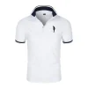 Golf T-shirt for Men Lapel Short Sleeve Breathable POLO Shirt Button Summer Pullovers Fashion Trend T-Shirt Man Streetwear Tops