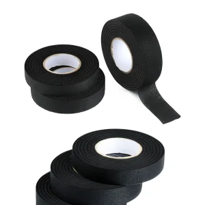 Heat-resistant Adhesive Cloth Fabric Tape For Automotive Cable Tape Harness Wiring Loom Electrical Heat Tape 9/15/19/25/32MM