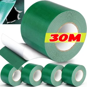 High Sticky Strong Tarpaulin Repair Tape Waterproof Self-Adhesive Tapes Patches Outdoor Truck Tent Cover Awning Tape for Camping