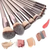 Hot Champagne Makeup Brushes Set for Women Cosmetic Foundation Powder Blush Eyeshadow Kabuki Blending Make Up Brush Beauty Tools