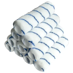 Hot Sale 6/10PCS 9-inch X 1.5" Woven Microfiber Cage Paint Roller With Medium Pile