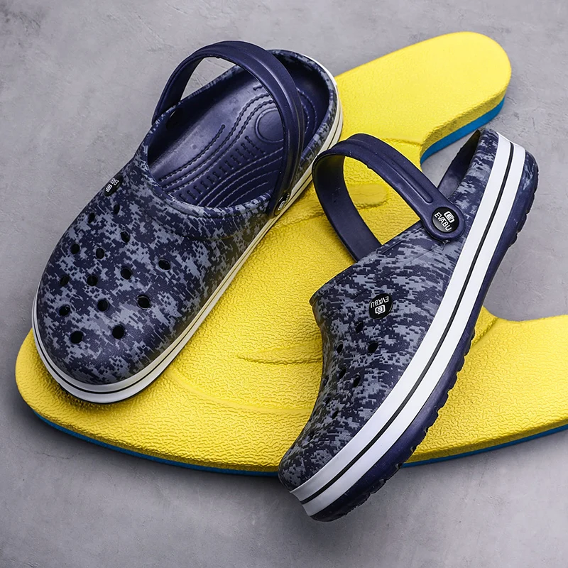Hot Sale Large Size Men's Vacation Beach Sandals Leisure Garden Multifunctional Shoes Indoor Home Slippers 39-45# - Image 2