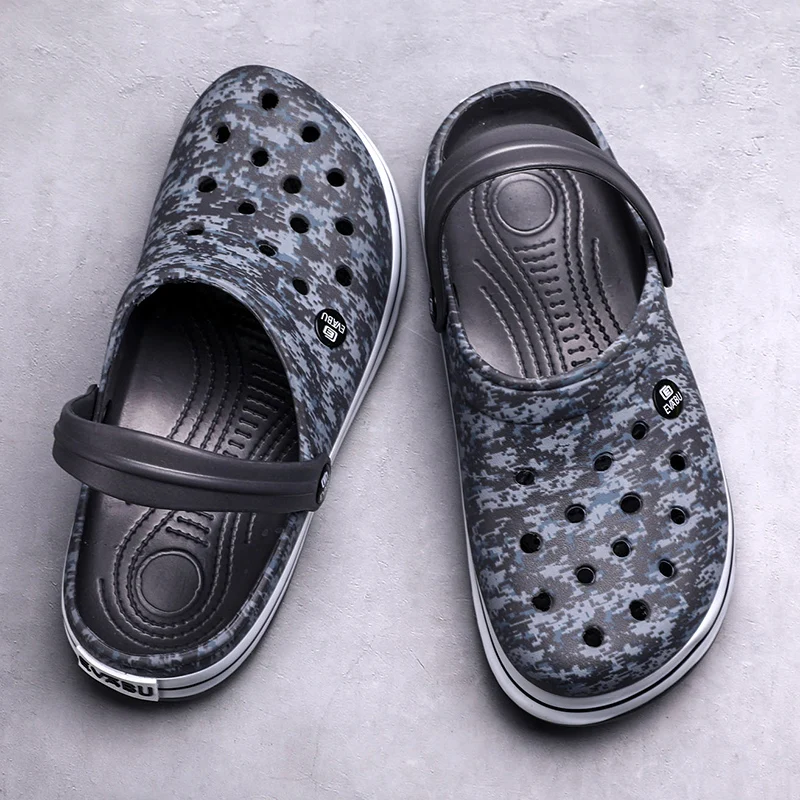 Hot Sale Large Size Men's Vacation Beach Sandals Leisure Garden Multifunctional Shoes Indoor Home Slippers 39-45# - Image 3