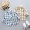 IENENS Baby Shirt Clothes Spring Thin Shirts Toddler Infant Boy Long Sleeve Tees Tops 1 2 3 4 Years Kids Cotton Shirt