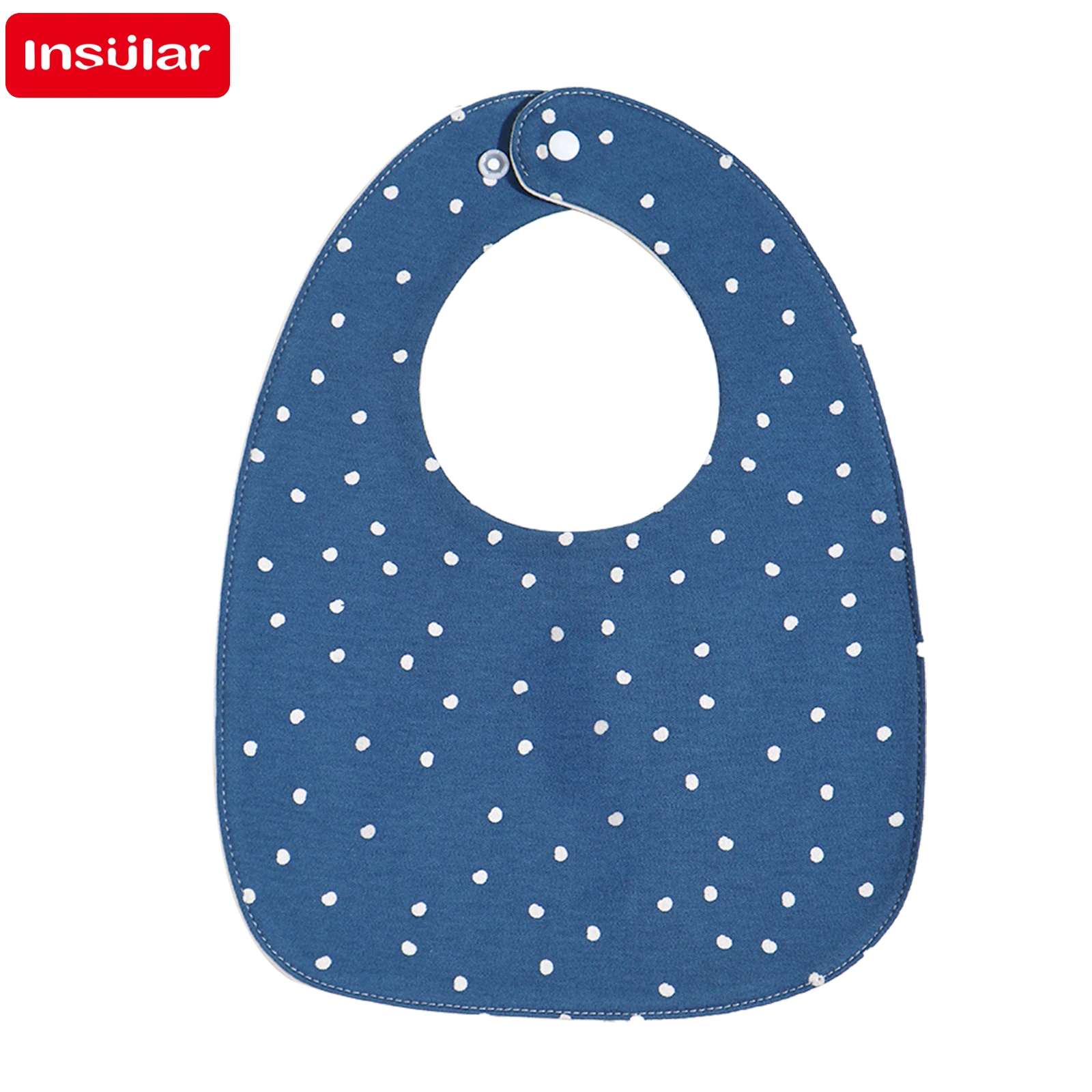 INSULAR 3 Layers Baby Bibs Burp Cloths Bibs Soft Cotton Adjustable Bib U Shape Newborn Feeding Bibs Infants Saliva Towe Rice bag - Image 6