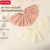 INSULAR Newborn Burp Cloths,4 Layer 100% Cotton Gauze Baby Bibs,360 Degree BreathableAbsorbent Skin-friendly Towel for0-1YInfant