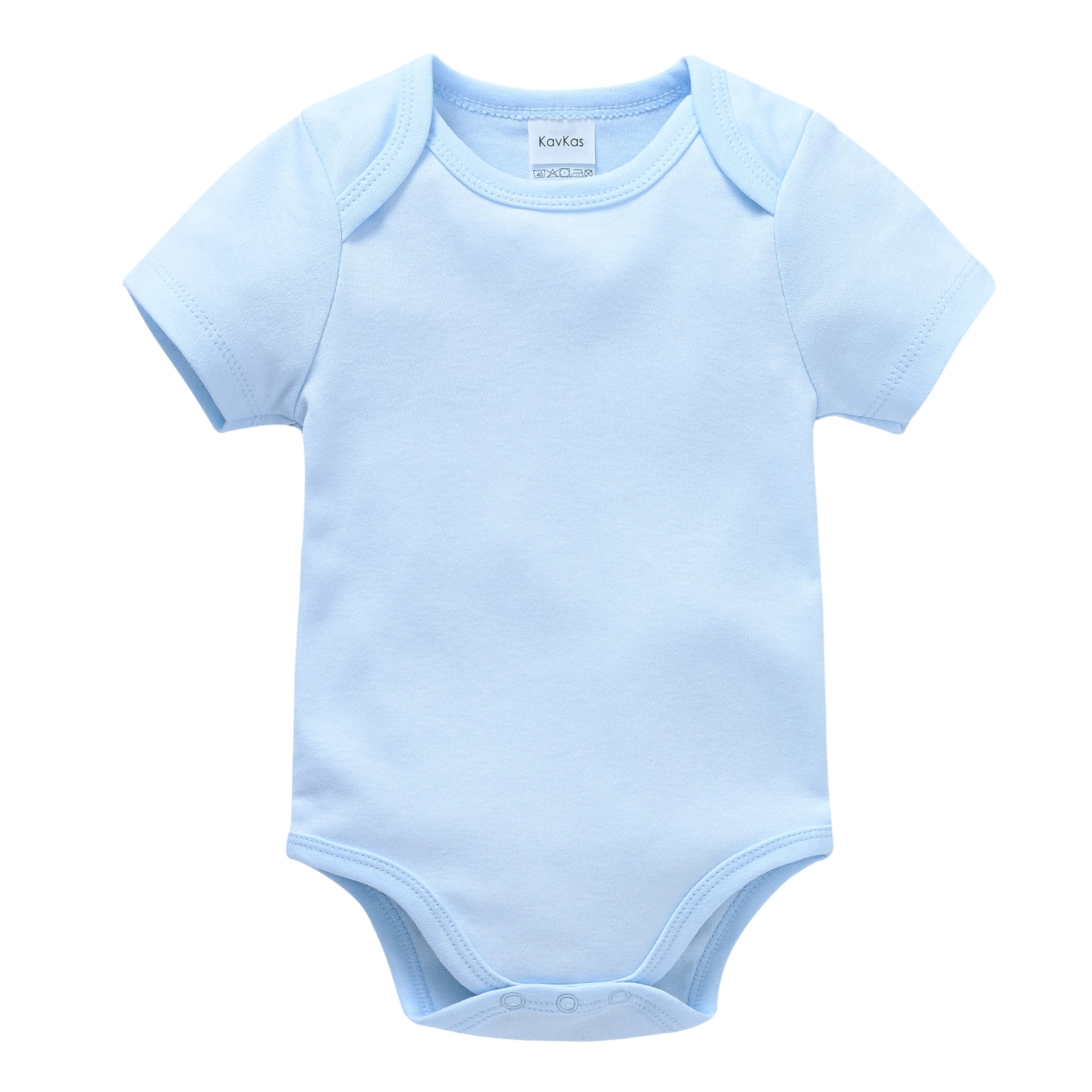 Kavkas Newborn Baby Clothes Summer Body Boys Girls Bodysuits 100% Cotton Blank Plain White Kids Jumpsuits Clothing 0-24M - Image 3