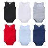 Kavkas Summer Baby Boys Clothing Muslin Blank Bodysuit Girls Plain Colors Jumpsuit One piece Infant Products 0-24M