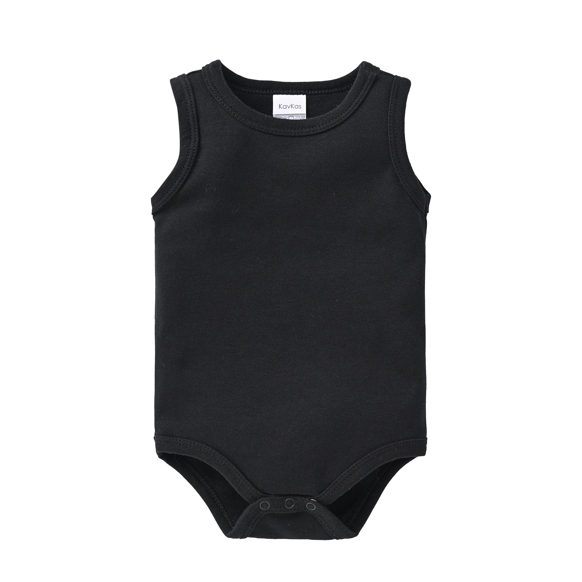 Kavkas Summer Baby Boys Clothing Muslin Blank Bodysuit Girls Plain Colors Jumpsuit One piece Infant Products 0-24M - Image 3