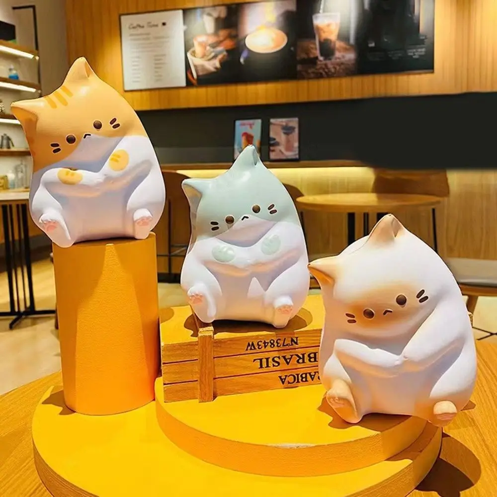 Kawaii Cartoon Cat Squeeze Toys Plushie Slow Rebound Decompression Doll Stress Release Cute Release Anxiety Toy - Image 2