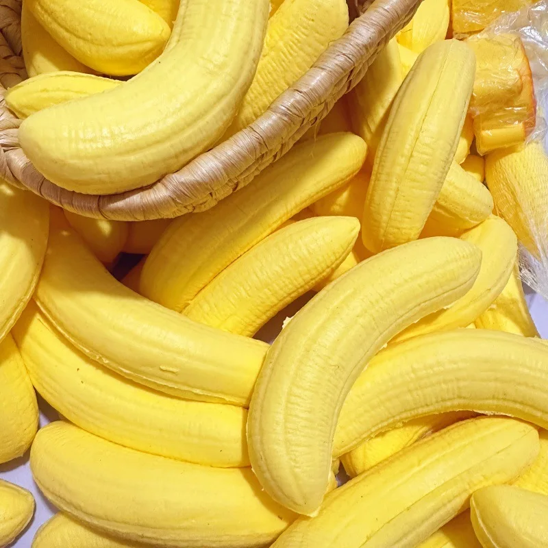 Kawaii Soft Banana Squishy Toy Slow Rising Yellow Banana Flesh Rebound Squeeze Toy Anti Stress Release Ball Hand Relax Gifts - Image 2