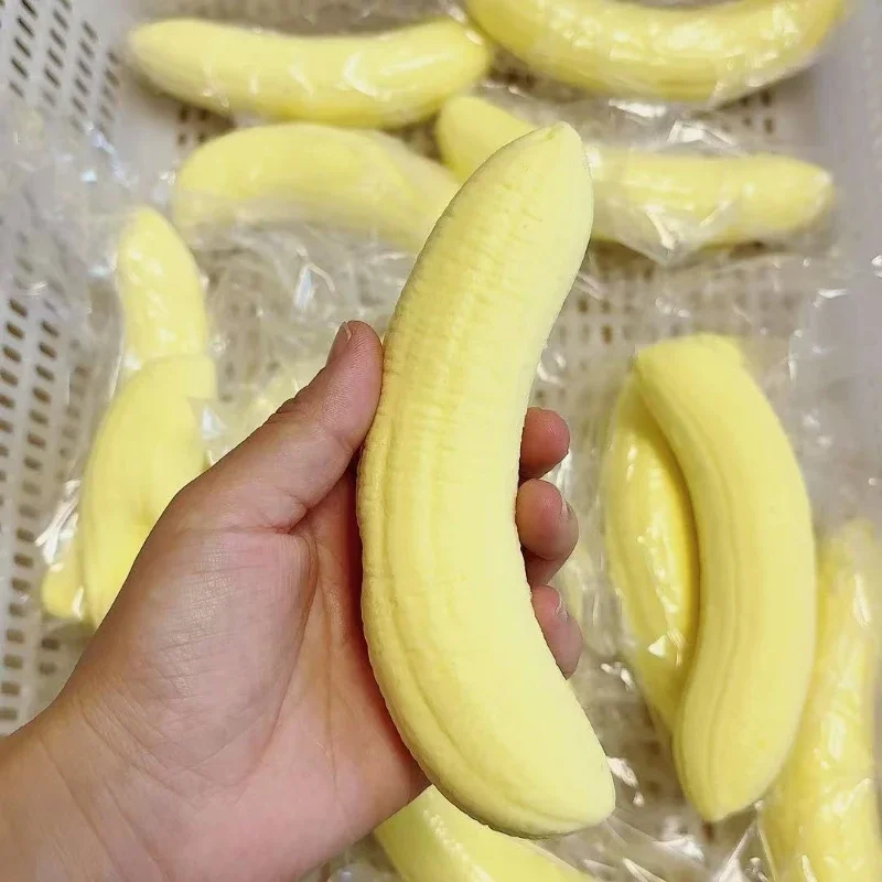 Kawaii Soft Banana Squishy Toy Slow Rising Yellow Banana Flesh Rebound Squeeze Toy Anti Stress Release Ball Hand Relax Gifts - Image 5
