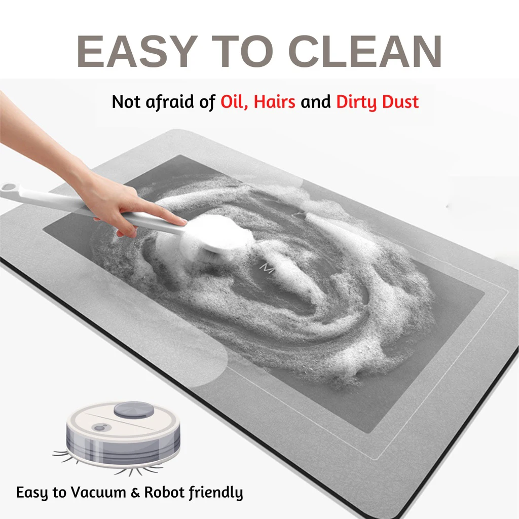 Kitchen Floor Mat Bedroom Living Room Long Soft Rug Hallway Decor Carpet Bathroom Entrance Doormat Anti slip Absorb Water Mat - Image 4