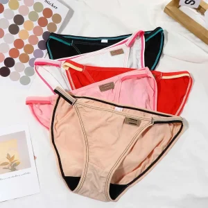 Ladies Soft Sexy Low Rise Underwear Modal Panties Sexy Briefs Thong G-String Panties