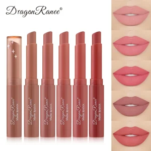 Lipstick Velvet Matte Lip Gloss Silky and Delicate Makeup Effect Long-Lasting Lip Gloss Waterproof Complexion-Enhancing Lipstick