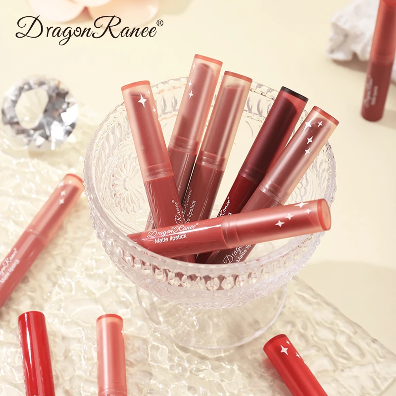 Lipstick Velvet Matte Lip Gloss Silky and Delicate Makeup Effect Long-Lasting Lip Gloss Waterproof Complexion-Enhancing Lipstick - Image 6