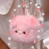 Lovely Plush Piggy Keychain Little Fresh Funny Bag Pendant Children Toys Birthday Gifts Kawaii Small Pig Head Key Ring