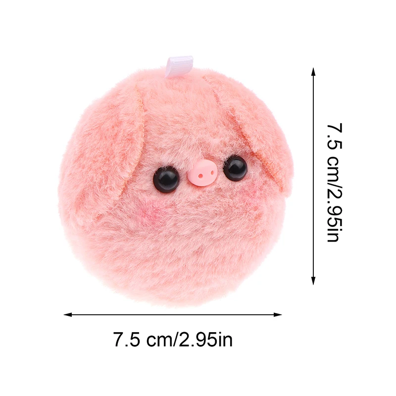 Lovely Plush Piggy Keychain Little Fresh Funny Bag Pendant Children Toys Birthday Gifts Kawaii Small Pig Head Key Ring - Image 6