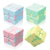 Magic Puzzle Cube Anti Stress Relief Toys for Adults Infinite Flip Funny Cube Sensory Toys for Children Special Needs Xmas Gifts