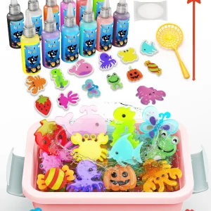 Magic Water Elf Kit for Kids - DIY Handmade Water Baby Toy Set with Storage Box, Molds & Tools-23pcs