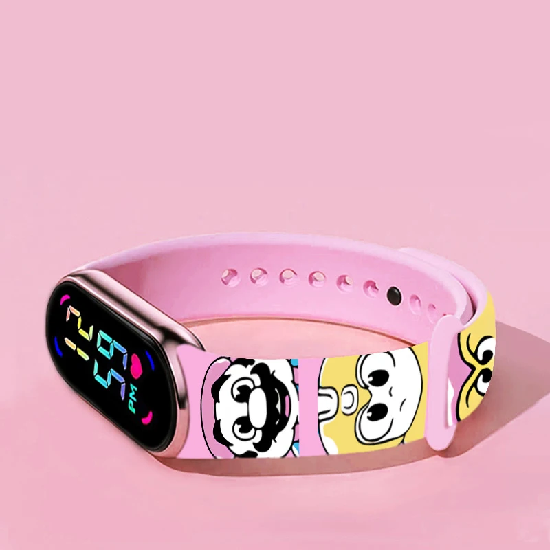 Mario Bros Children's Watches Action Figures Luigi Princess Peach Yoshi Bowser kids Sport Wristband Waterproof Digit - Image 5