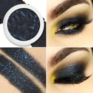 Mashed Potato Highlighter Palette Glitter Smoky Black Metallic Dark Silver Wet Eyes Shadow Highlighter Pearl Pigments Cosmetics