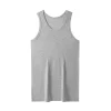 Men's Four Seasons Cotton Comfortable Slimming Tank Top Middle aged Versatile Casual Sports Base Shirt Youth Fitness Sleeveless