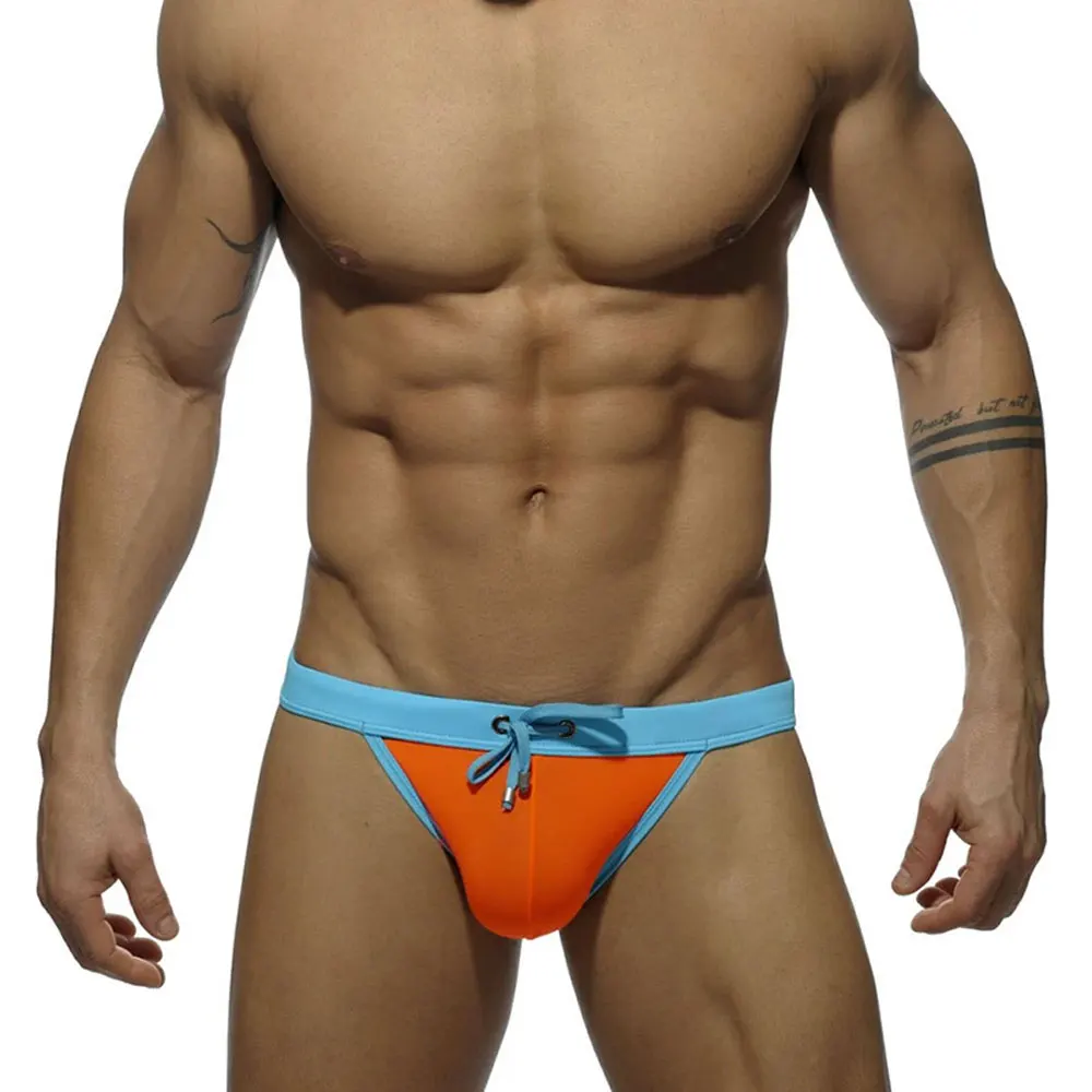 Men's Swim Briefs Sexy Swimming Triangle Short Summer Beach Pants Swimsuit Swimwear Sexy Male Bathing Suilt Surfing Printed - Image 2
