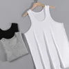 Men's solid color four seasons thin cotton vest casual and comfortable Joker sweatshirt fitness exercise slim vest