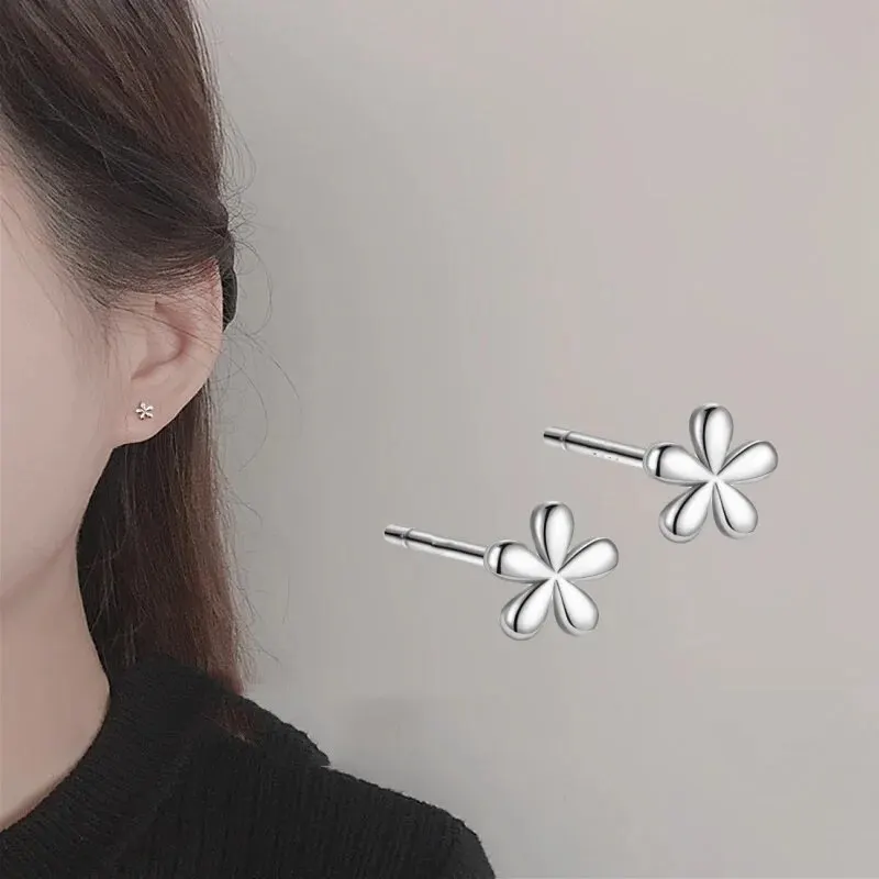 Mini Heart Earrings for Women Hypoallergenic Daily Wear Minimalist Cute Star Stud Earring Girls Fashion Pierc Jewelry Gifts - Image 2