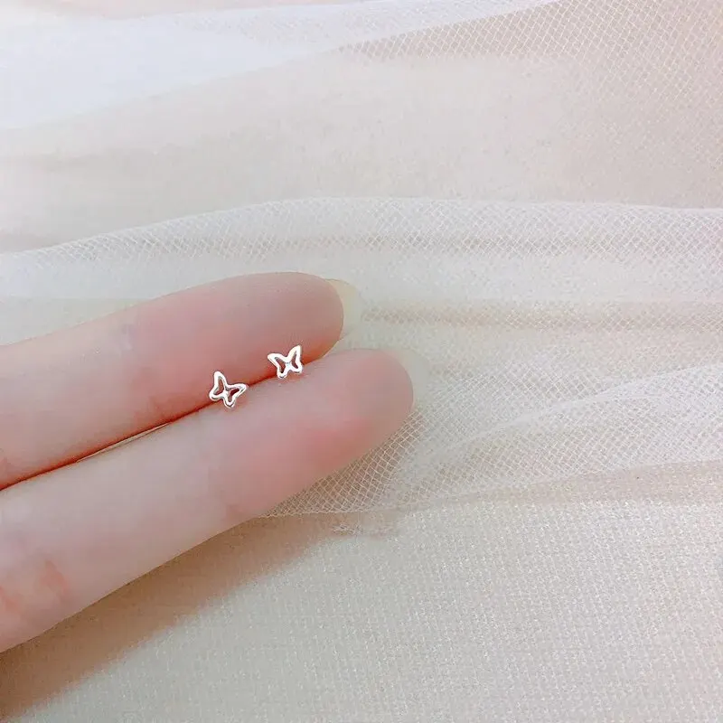 Mini Heart Earrings for Women Hypoallergenic Daily Wear Minimalist Cute Star Stud Earring Girls Fashion Pierc Jewelry Gifts - Image 3