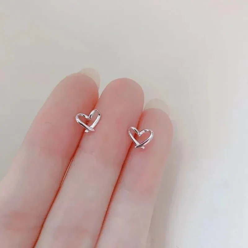 Mini Heart Earrings for Women Hypoallergenic Daily Wear Minimalist Cute Star Stud Earring Girls Fashion Pierc Jewelry Gifts - Image 6
