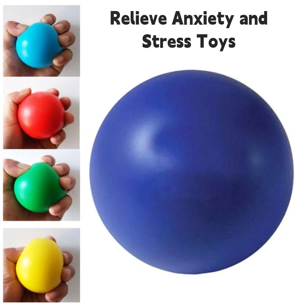 Mini Stress Balls Squeeze Toys Relieve Anxiety and Stress Interaction Hand Wrist Exercise Sponge Toys Sports Balls