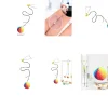 Motion Activated Plush Cats Tease Hanging Door Colorful Ball Cats Elastic Toy