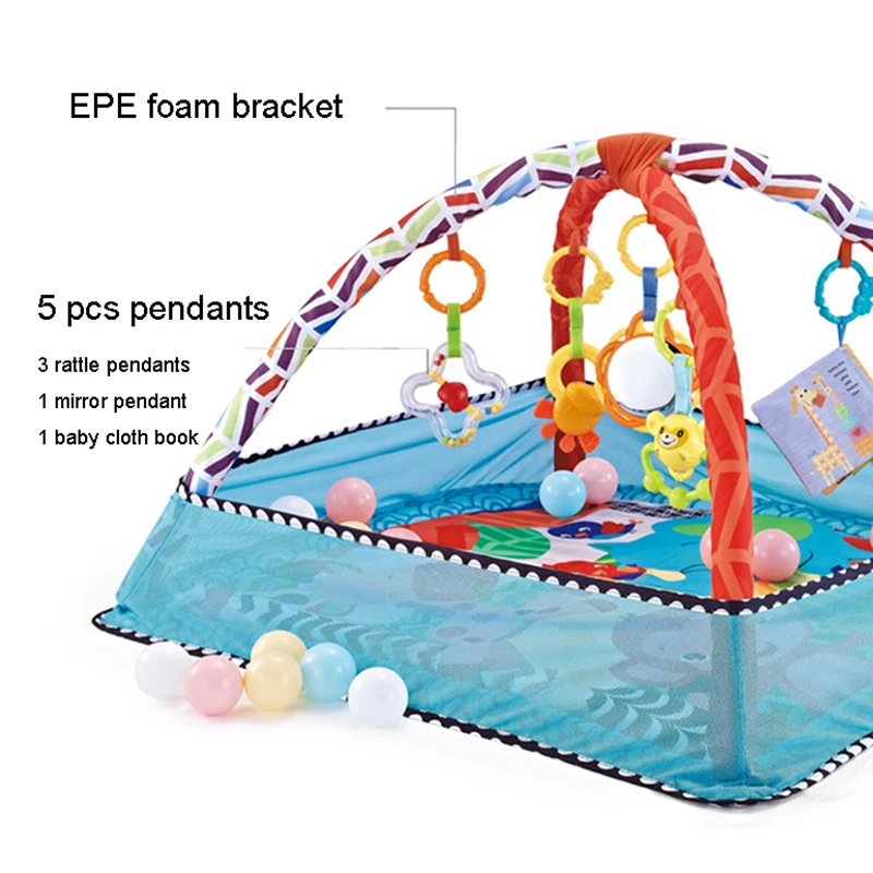 Multifunctional Fitness Frame For Children Educational Mat Crawling Blanket Infant Play Rug Kids Activity Mat Gym Baby Toys Gift - Image 6