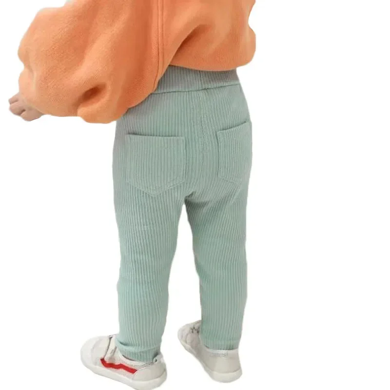 New Arrival 0-4T Baby Girls Leggings Cotton Big Pants Spring Autumn Kids Girls Pants Fashion Solid Long Trousers Children's Pant - Image 3