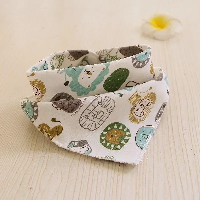 New Baby Bibs Triangle Cotton Bandana Bibs for Boys Girls Burp Cloth Baby Scarf Meal Collar Feeding Accessories Saliva Towel - Image 3