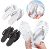 New Solid Color Portable Folding Slippers for Men Women Lightweight Nonslip Flip-flops for Indoor Outdoor Beach Travel Trip