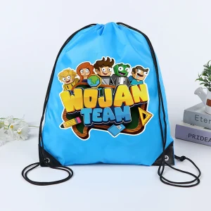 New Wojan Team Drawstring Bags Children Handbag Boys Tote Bag Cartoon Game Character Printed Storage Bags Birthday Gifts