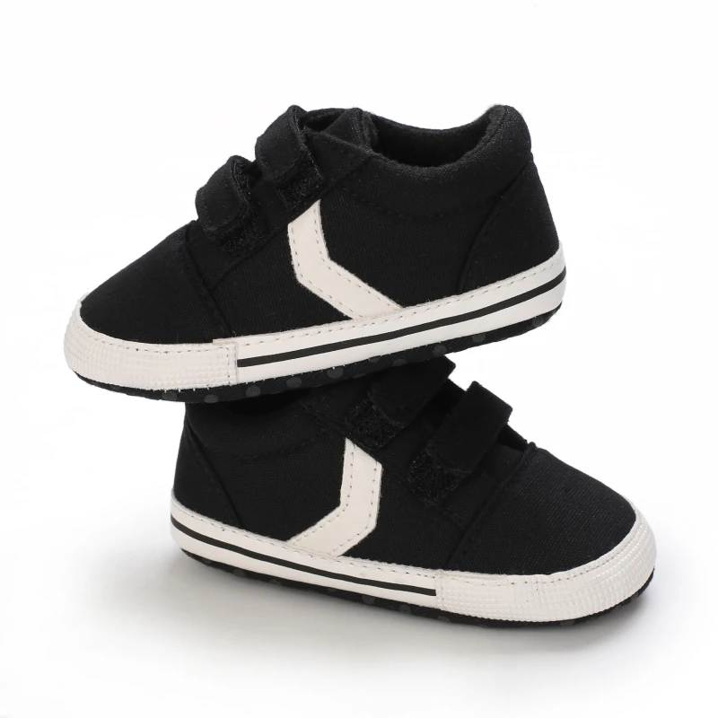 Newborn Baby Boys Girls Classic Sports Sneakers Canvas First Walkers Soft Sole Anti-Slip Comfortable Infant Toddler Shoes - Image 6