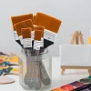 Nylon Flat Board Paint Brushes Set, Row Brushes for Acrylic Watercolor Wall Art, Professional Painting Tools