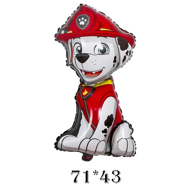 Paw Foil Balloon Ryder Rubble Chase Skye Rocky Zuma Everest Birthday Party Decorations Kids Supplies Toys Globos - Image 2